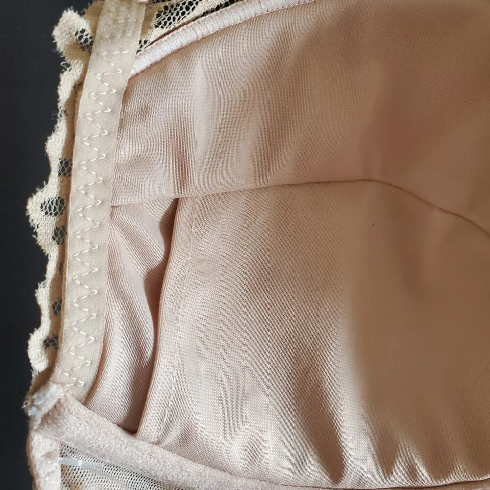 LA SENZA Lingerie Cream Lace Halter Underwire Bra Style 34C Very Good Condition - Picture 6 of 10